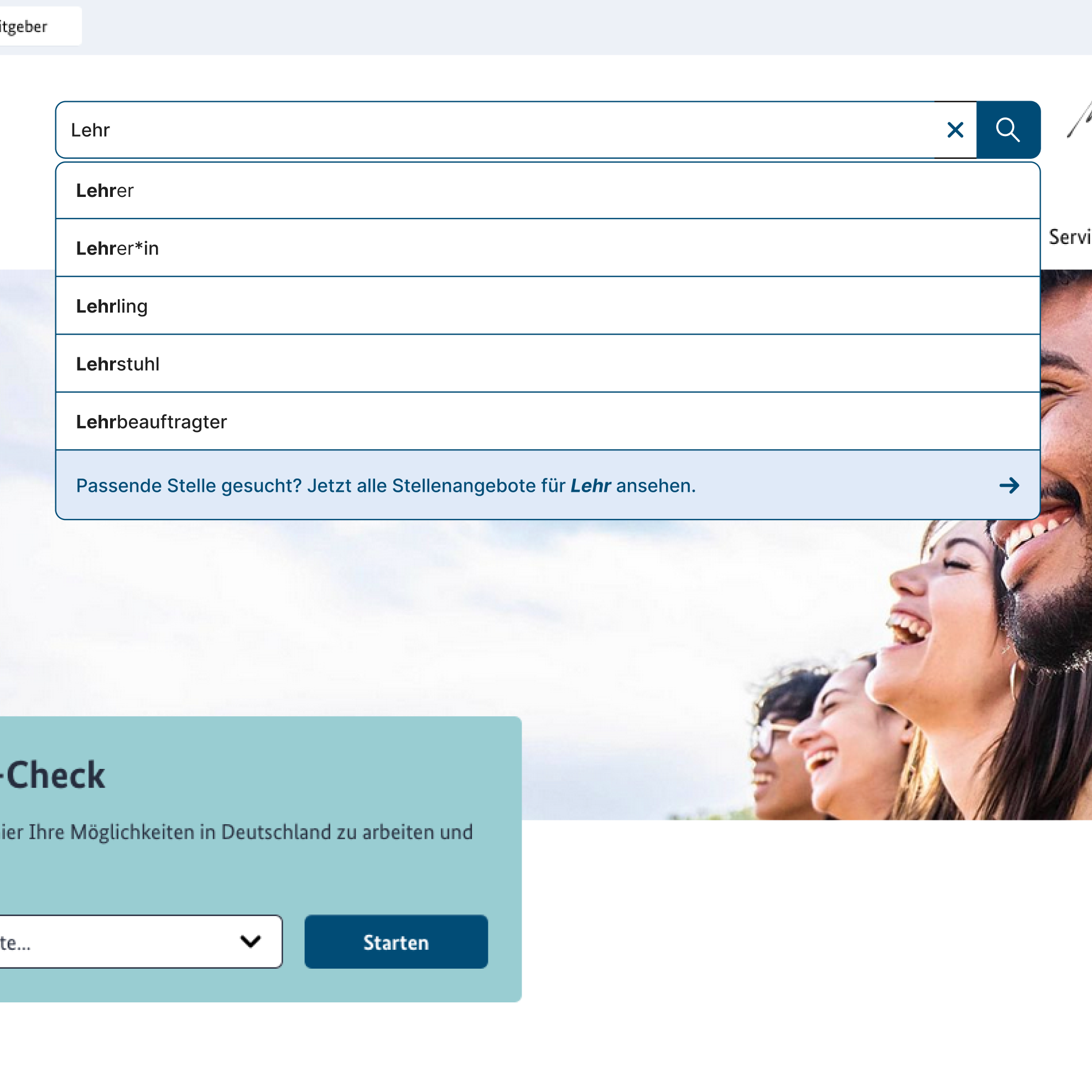 Onpage-Suche Make it in Germany
