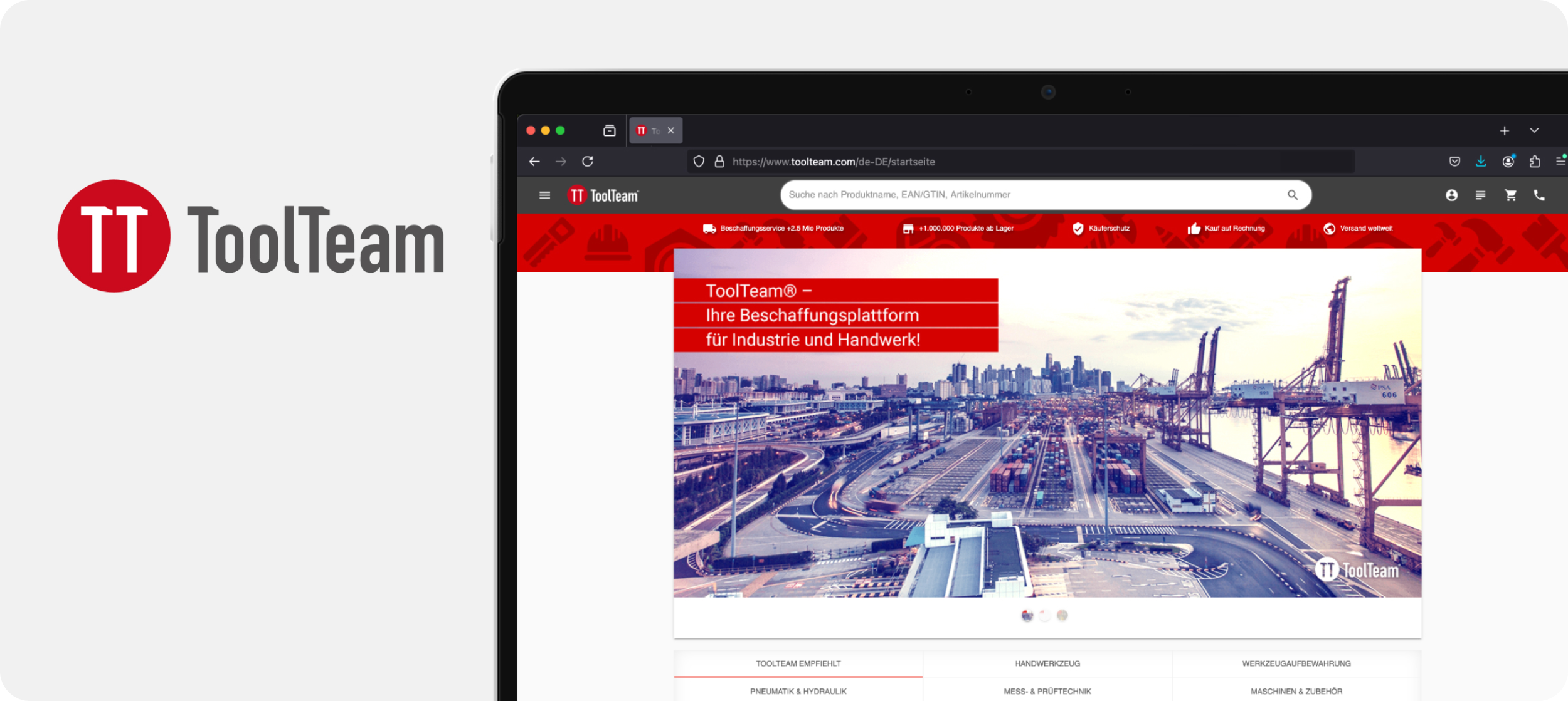 ToolTeam E-Commerce Redesign